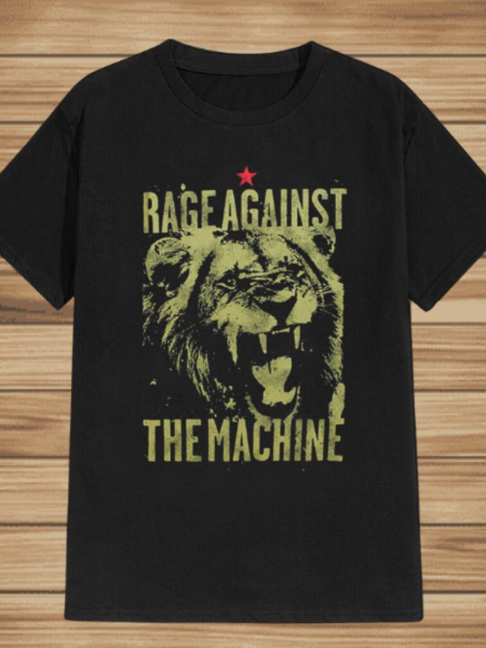 Rage Against The Machine Lion Graphic Band T-Shirt